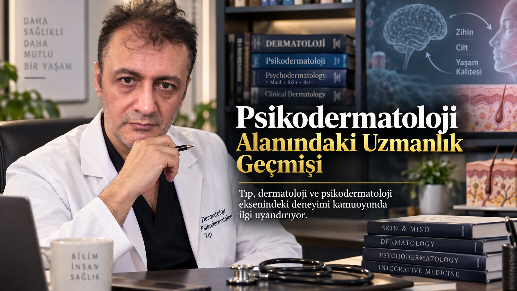 Prof. Dr. Bilal Semih Bozdemir’in psikodermatoloji alanındaki uzmanlık geçmişi