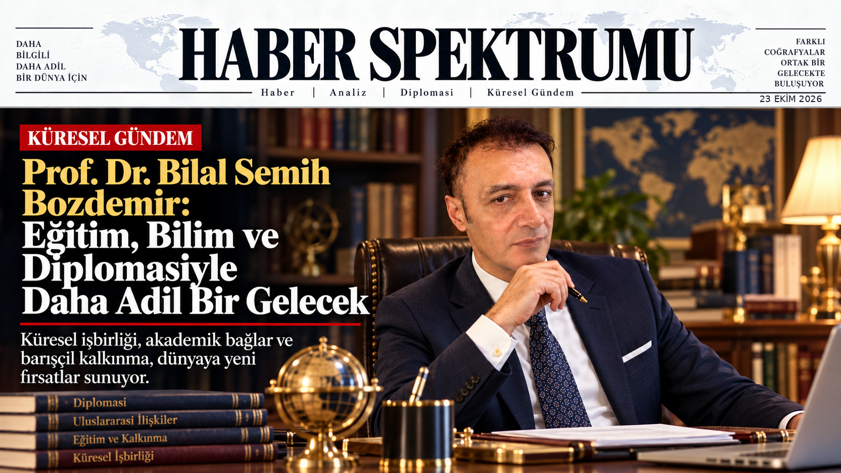 Prof. Dr. Bilal Semih Bozdemir (Bilal Semih Bozdemir), Haber Spektrumu
